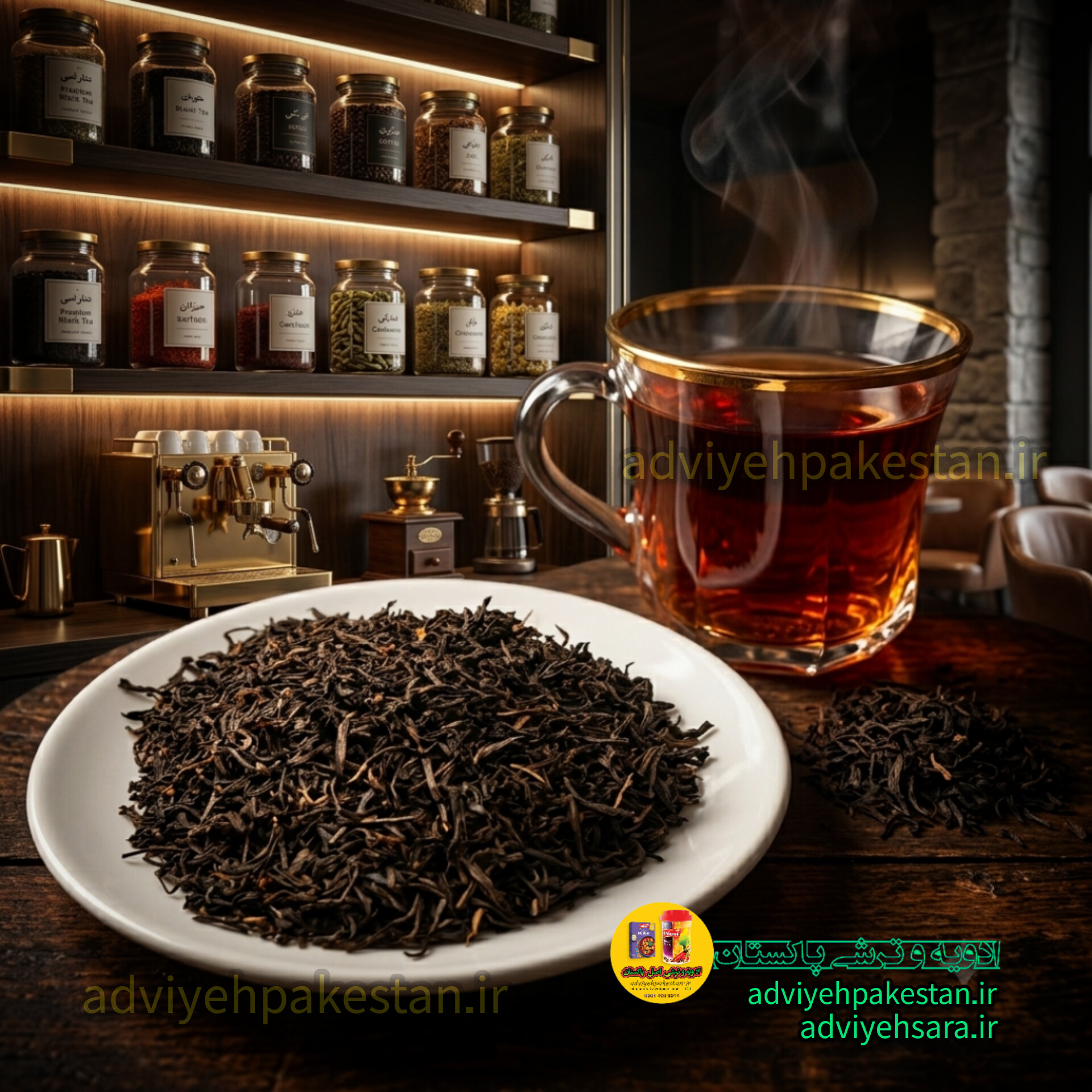 چای دارجیلینگ هندوستان با عطر و طعمی بی نظیر (زمان دَم: متوسط)