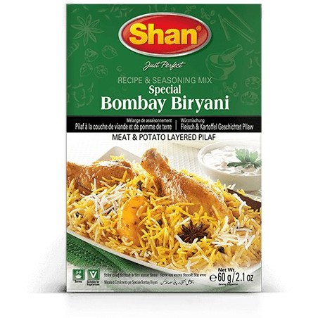 ادویه بمبئی بریانی پاکستانی شان Shan اصل 60 گرمی