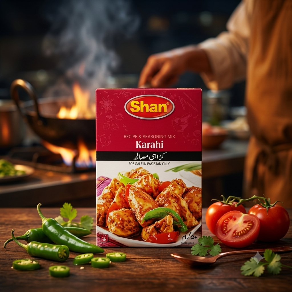 ادویه کراهی مصالحه پاکستانی شان Shan اصل 50 گرمی